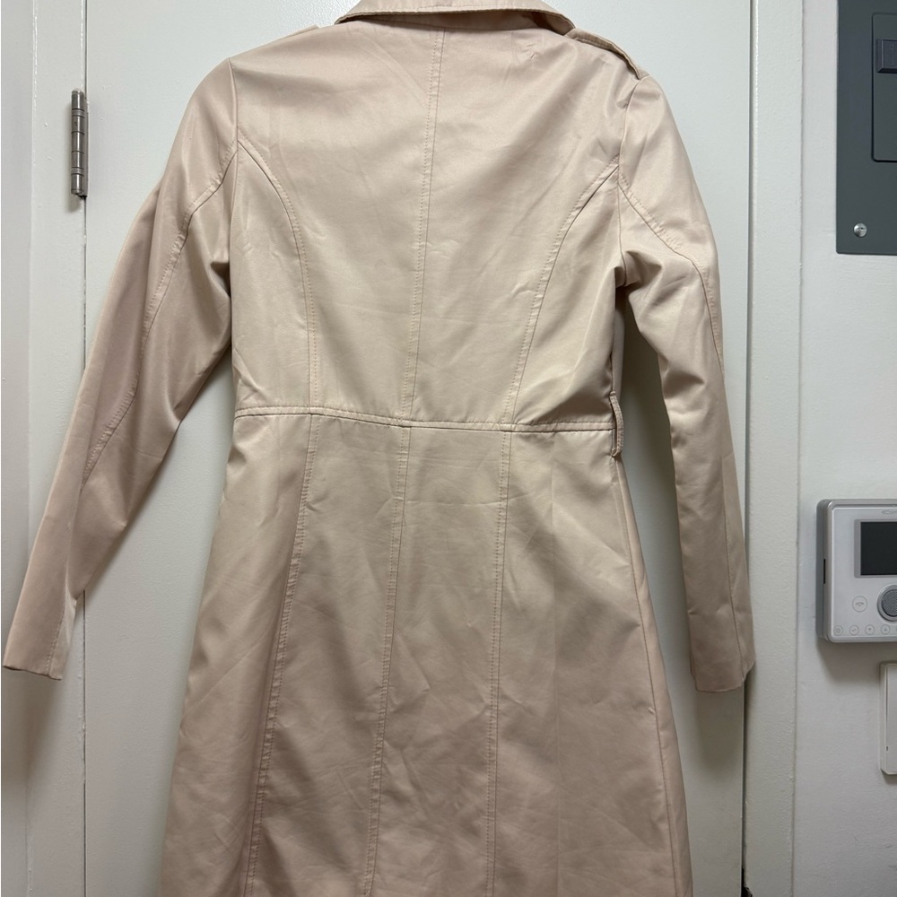 Burberry Light Beige Long Coat - Picture 2 of 2